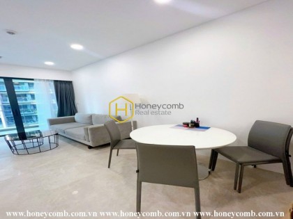 Stunning apartment with gentle beige tone in The River Thu Thiem