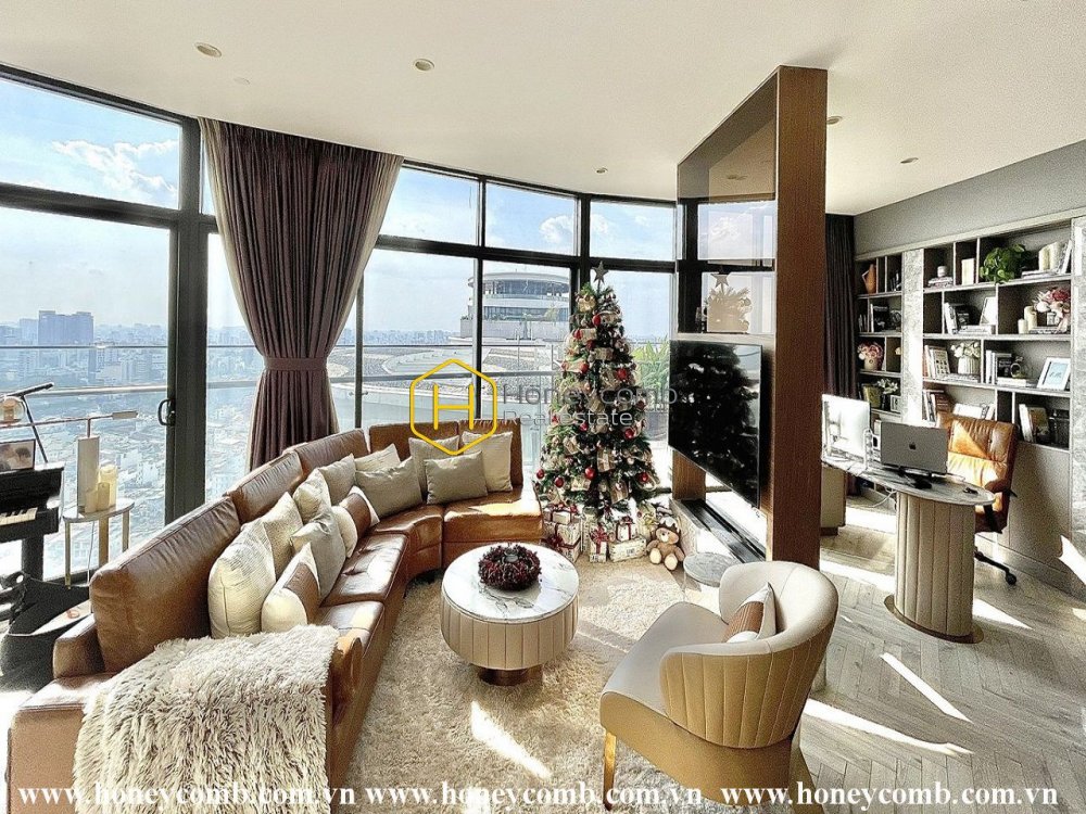 Mội nơi đỉnh của chóp giữa bộn bề Saigon chính là căn penthouse City Garden này