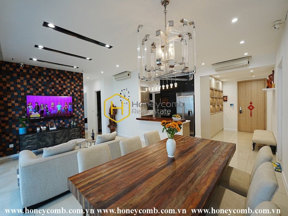 Căn hộ hoàn toàn mới với sắc trắng trẻ trung hiện đang cho thuê tại Estella Heights