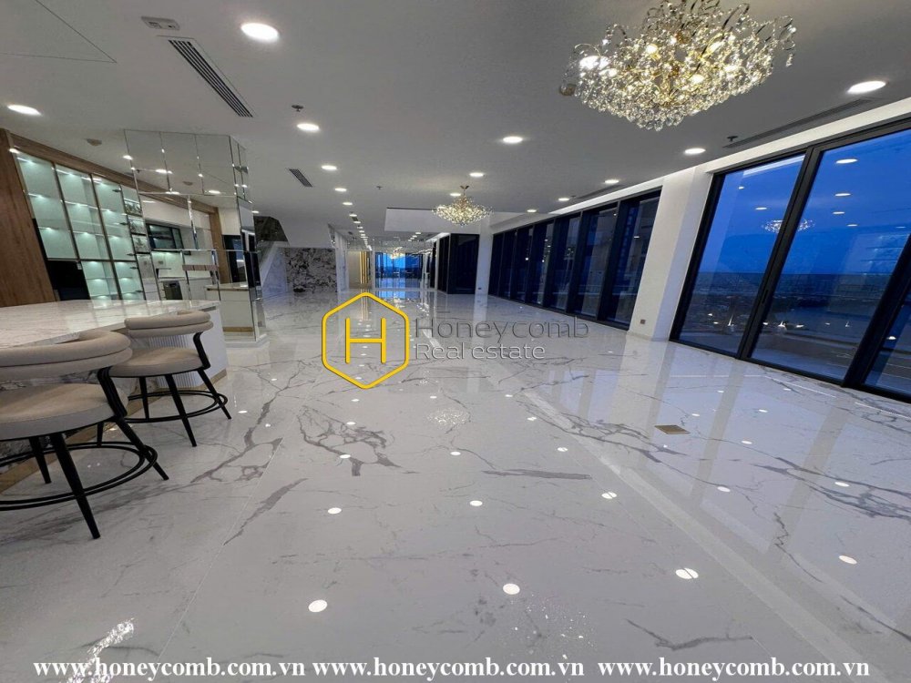 Ghé thăm một trong những penthouse đẹp và tuyệt nhất ở Lumiere Riverside