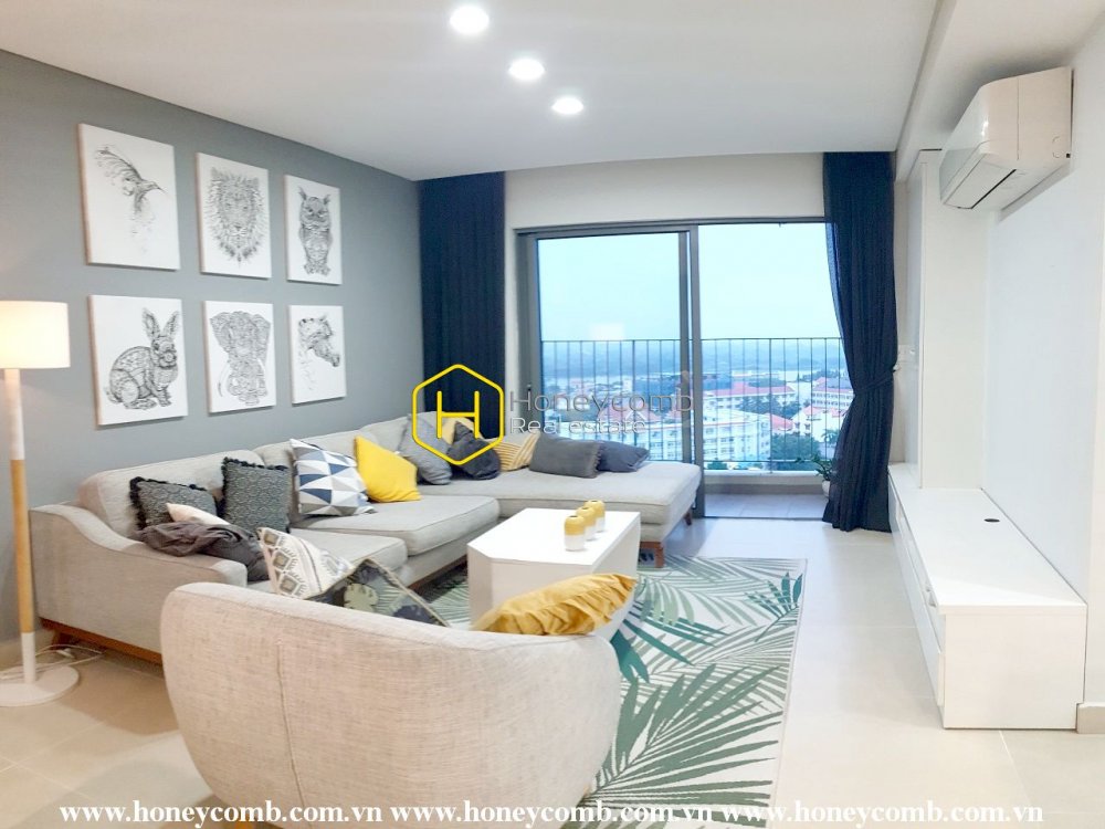 Căn hộ Masteri Thảo Điền 3 phòng ngủ đầy đủ nội thất cho thuê