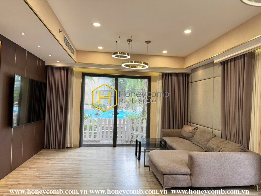 Căn hộ Duplex với 3 phòng ngủ cho thuê ở Masteri Thảo Điền