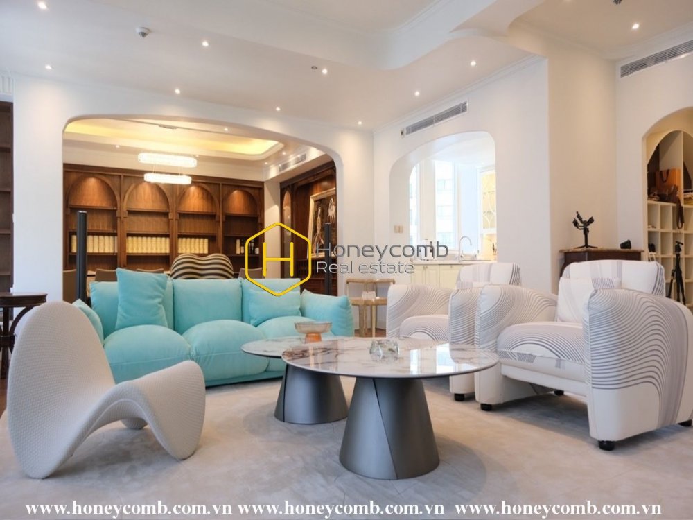 Penthouse mơ ước tại Q2 Thảo Điền sở hữu phong cách thiết kế đậm chất sang trọng, thanh lịch và mang vẻ đẹp vượt thời gian