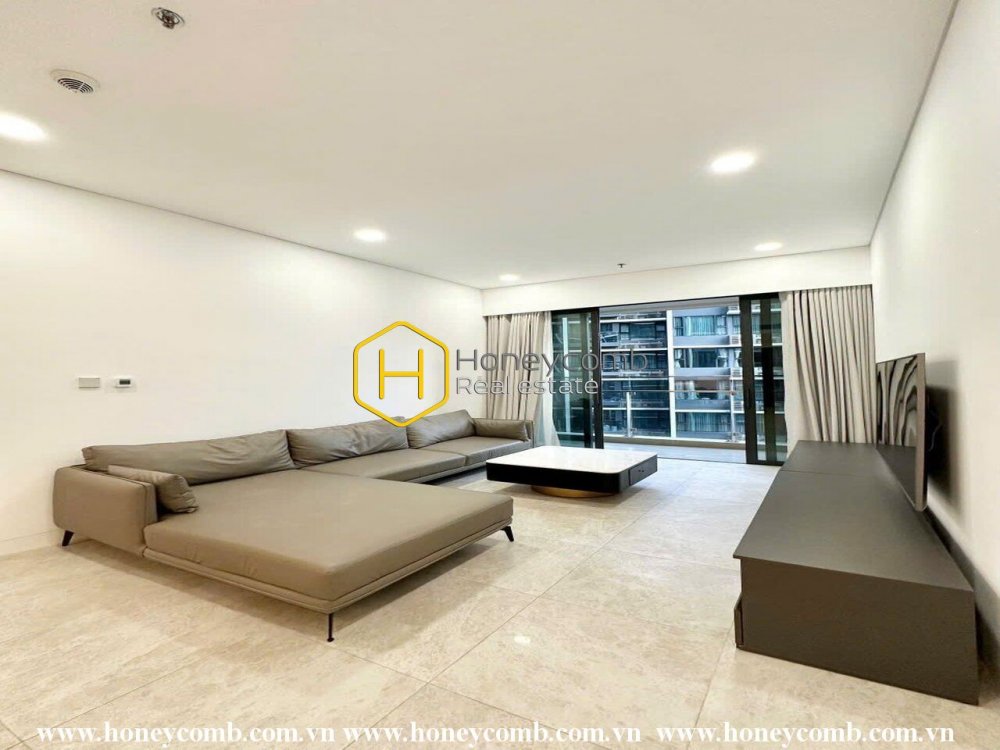 A beautifully crafted home featuring refined modern interiors at The River Thu Thiem