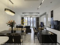Contemporary apartment and airy Saigon view for rent in Metropole Thu Thiem