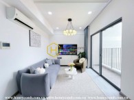 Modern style furniture with 2 bedrooms apartment for rent in Masteri Thao Dien, high floor