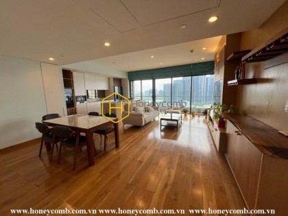 Enjoy excellent design and a poetic view in this beautiful apartment at  City Garden