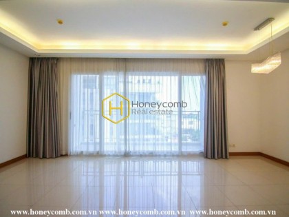 Spacious living space with airy river view - Xi Riverview Palace apartment for lease