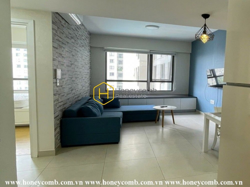 Feel the coziness in this rustic apartment at  Masteri Thao Dien