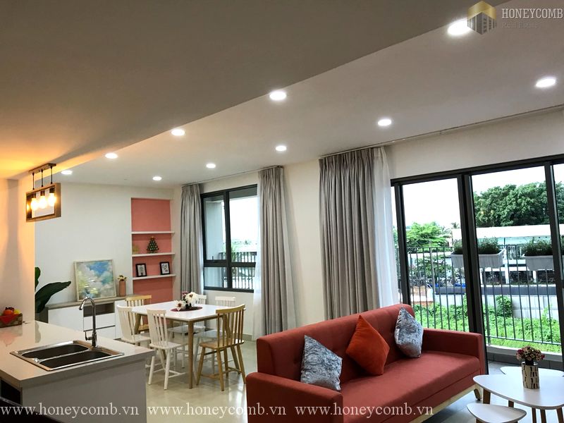 Duplex 3 bedrooms apartment modern style in Masteri Thao Dien