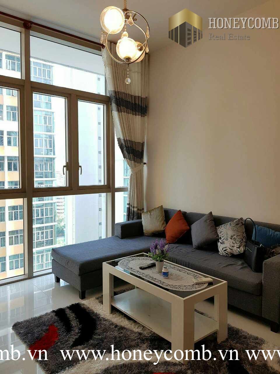 Căn hộ 2 phòng ngủ tại The Vista cho thuê với phong cách hiện tại, đẹp