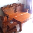 Wooden furniture 2 bedrooms apartment in Masteri Thao Dien for rent