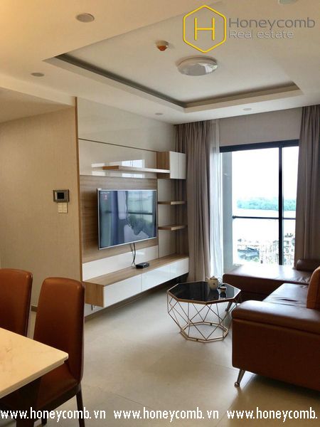 Tuyệt!!! Căn hộ 3 phòng ngủ nội thất đầy đủ tại Thành phố Mới Thủ Thiêm cho thuê