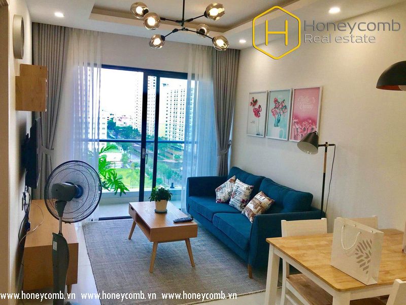 Căn hộ 2 phòng ngủ hiện đại ở New City Thu Thiem cho thuê