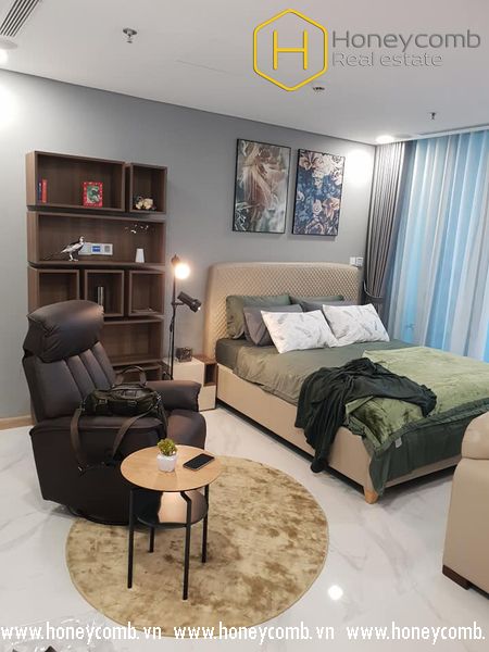 Căn hộ 2 phòng ngủ đầy lộng lẫy tại Vinhomes Central Park cho thuê