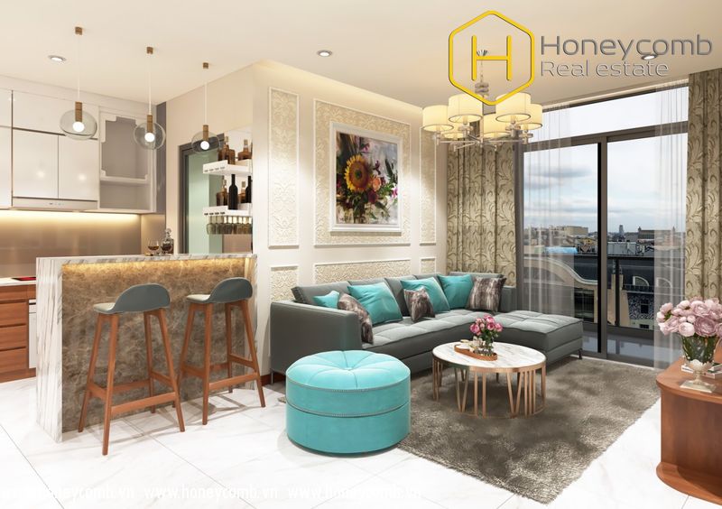 Căn hộ 3 phòng ngủ đẹp đầy phong cách cho thuê tại Vinhomes Central Park