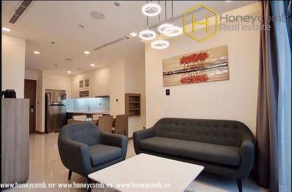 Cozy with 2 bedrooms fully furnished in Vinhomes Central Park