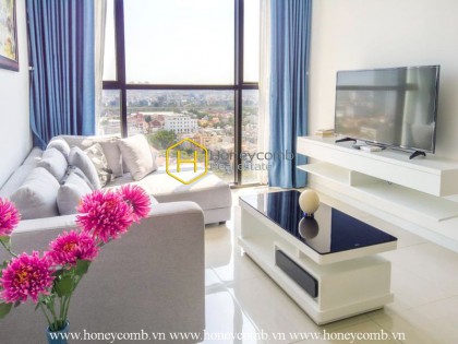 The 2 bedrooms-apartment is really elegant in The Ascent Thao Dien
