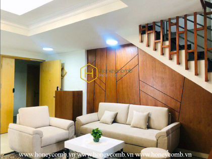 Duplex apartment with full furniture in Masteri for rent