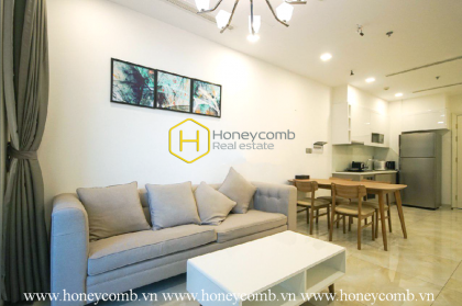 Căn hộ theo phong cách thiết kế tối giản tuyệt vời cho thuê tại Vinhomes Golden River