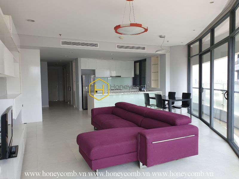 Cảm nhận sự ngọt ngào trong thiết kế của căn hộ City Garden đang cho thuê