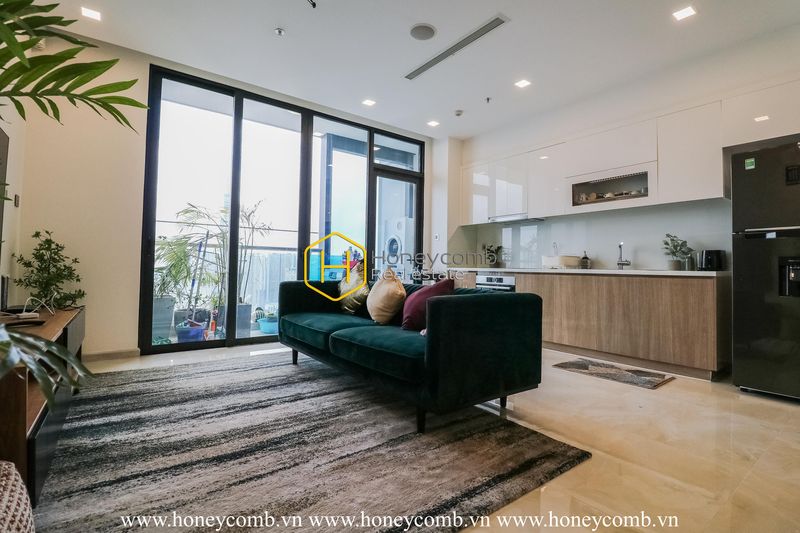 Màu sắc hài hòa và bố cục rõ ràng chính là điểm nhấn của căn hộ Vinhomes Golden River này