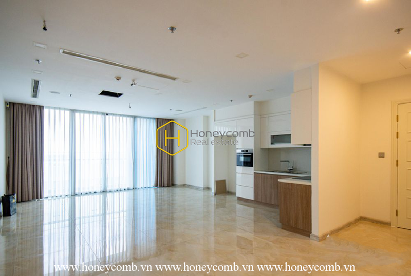 Decorate your future home with this unfurnished apartment in Vinhomes Golden River