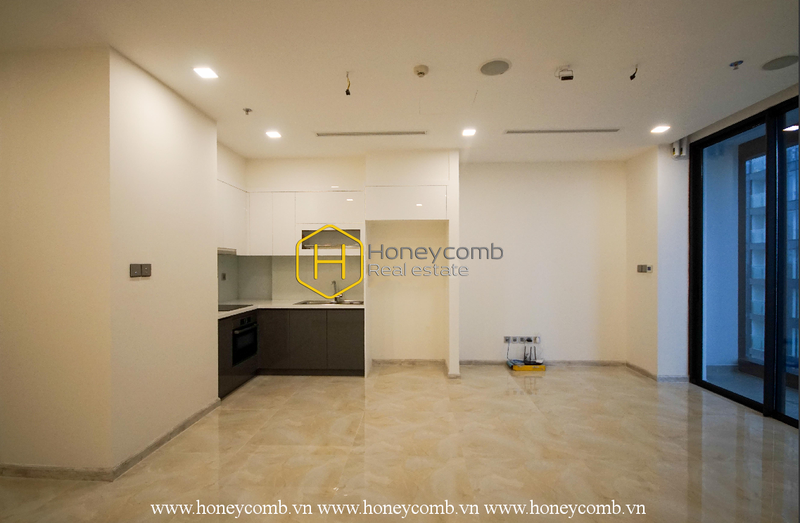 Airy and well-lit apartment with no furniture is waiting for you to rent at Vinhomes Golden River