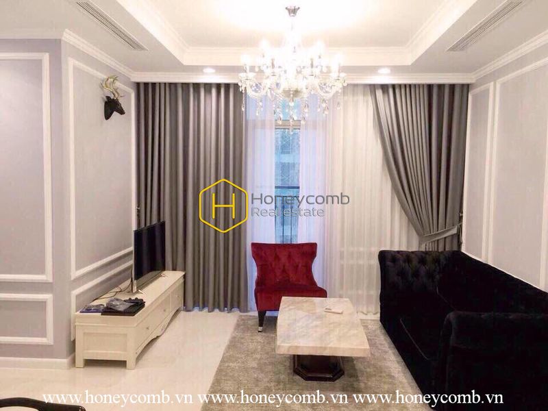 Một bầu không khí cổ điển nhưng đẳng cấp lan tỏa khắp căn hộ Vinhomes Central Park này