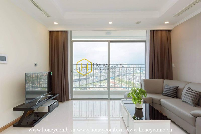 Căn hộ Vinhomes Central Park này cho bạn không gian nhẹ nhàng và thanh khiết