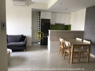 Light floods in the contemporary apartment in Masteri Thao Dien