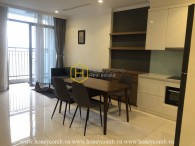 Light floods in the contemporary apartment in Vinhomes Central Park