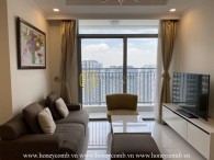 Căn hộ Vinhomes Central Park : thiết kế tối giản trên nền trắng  thanh tao