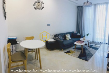 This modern apartment in Vinhomes Golden River stands for high class lifestyle