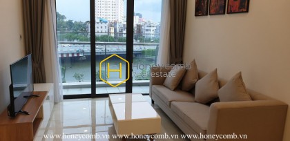 A beautiful rustic apartment for rent in Vinhomes Golden River
