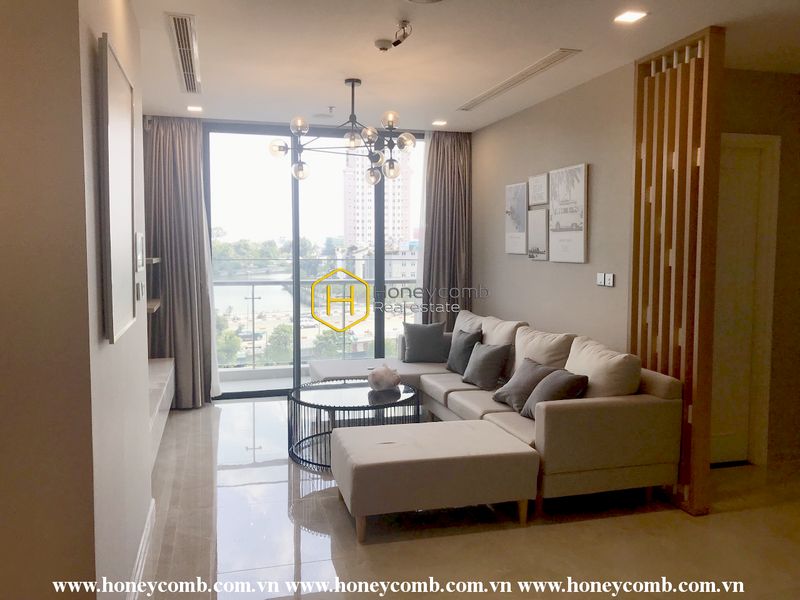 The beauty of this apartment for rent in Vinhomes Golden River will stick in your mind