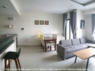 The pastel tone and lovely style make up a great combination for this 2 bed-apartment at Masteri Thao Dien