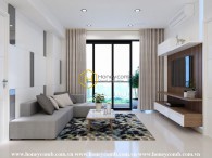 Modern style coupled with this apartment's natural palette style in Masteri Thao Dien