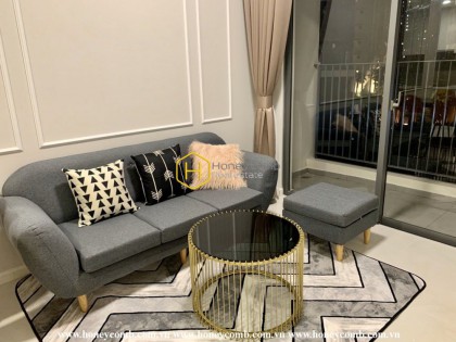 Bạn sẽ không thể rời mắt khỏi căn hộ 2 phòng ngủ với thiết kế tinh tế này tại Masteri An Phú, hiện cho thuê