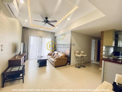 A whole new apartment in fresh white is now for rent at Masteri Thao Dien