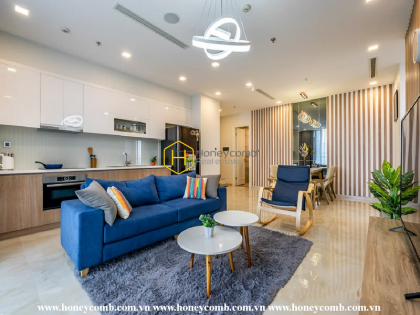 Vinhomes Golden River 3 bedrooms apartment with elegant furniture