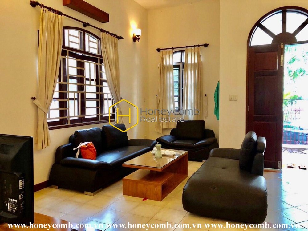 Western style designed villa with quiet location in Thao Dien, District 2 for rent