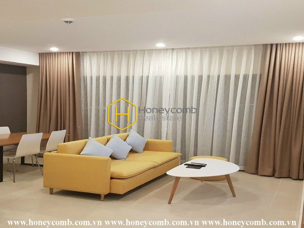 Cho thuê căn hộ hai phòng ngủ tại Masteri Thảo Điền, tầm nhìn ra công viên