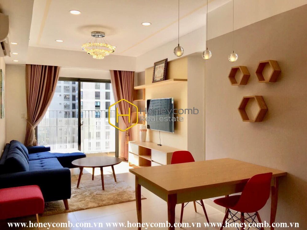 Căn hộ 2 phòng ngủ với màu sắc nổi bật và sức hút mạnh mẽ tại Masteri Thảo Điền cho thuê