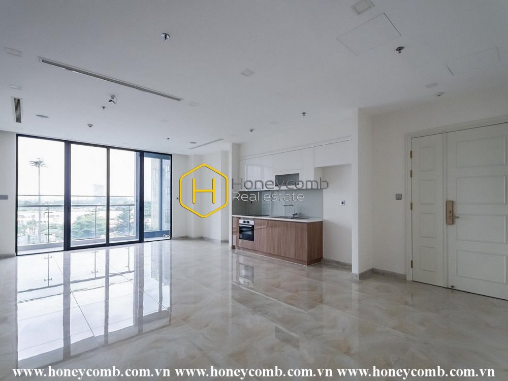 Căn hộ chưa nội thất ngập tràn ánh nắng ở Vinhomes Golden River