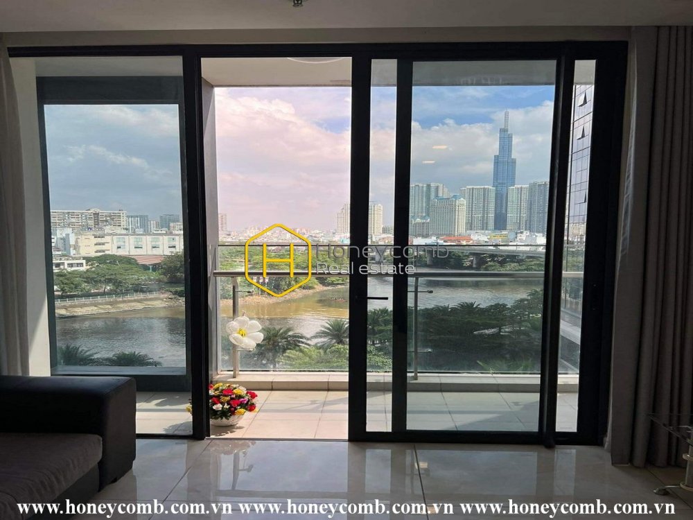Thư giãn với view sông yên tĩnh khi sống tại căn hộ mang phong cách hiện đại và sang trọng tại Vinhomes Golden River