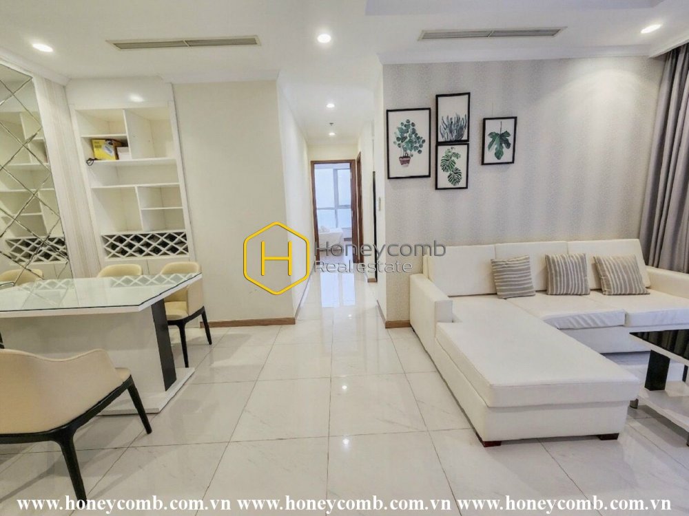 Căn hộ mộng mơ với thiết kế tao nhã và lãng mạn tại Vinhomes Central Park đang cho thuê