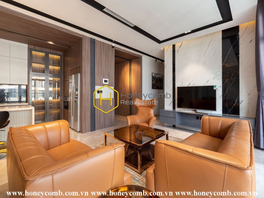 Khám phá căn hộ penthouse đẳng cấp với phong cách nội thất lấy nguồn cảm hứng từ phong cách tân cổ điển ở Vinhomes Central Park