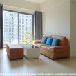 Two bedroom apartment with high floor and new furniture in Masteri for rent