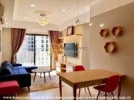 The 2 bedroom-apartment with outstanding color and strong attraction at Masteri Thao Dien